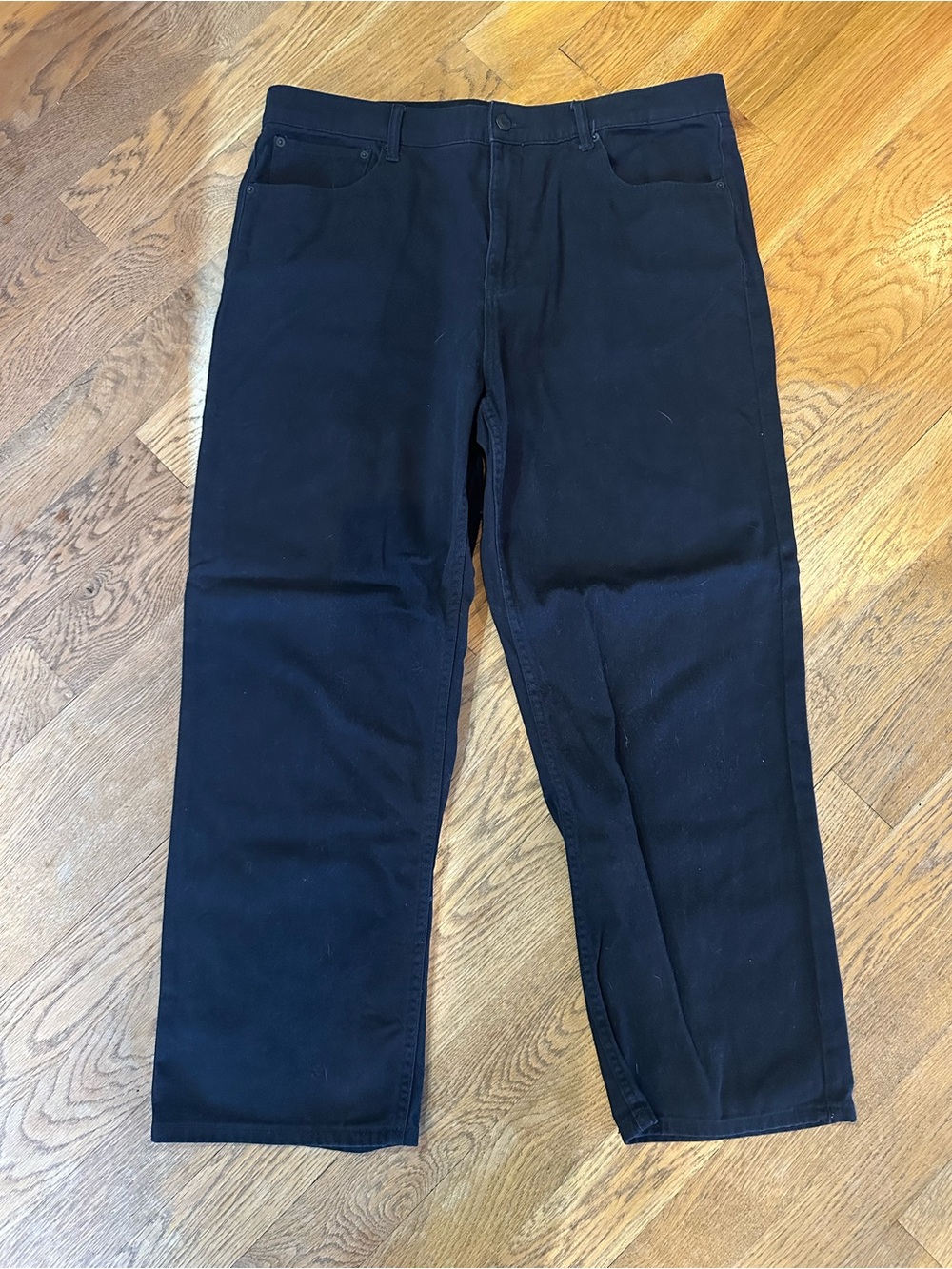 Men’s Black Jeans Baggy RSQ Loose Size 36x32